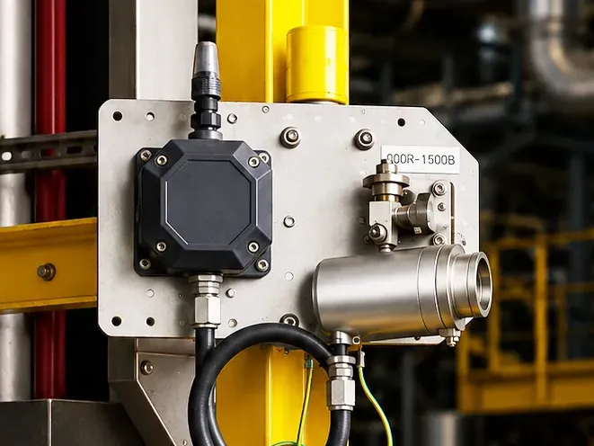 Gas detection system in oil and gas refinery environment