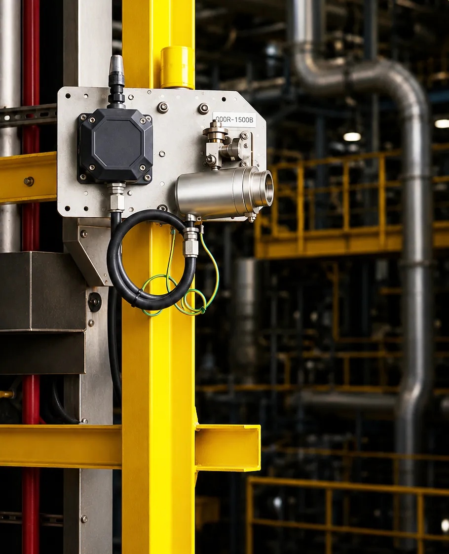 Gas detection system installed an industrial facility by Ino Tek