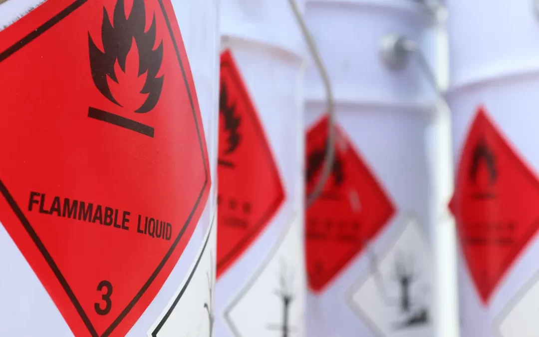 flammable liquid sign