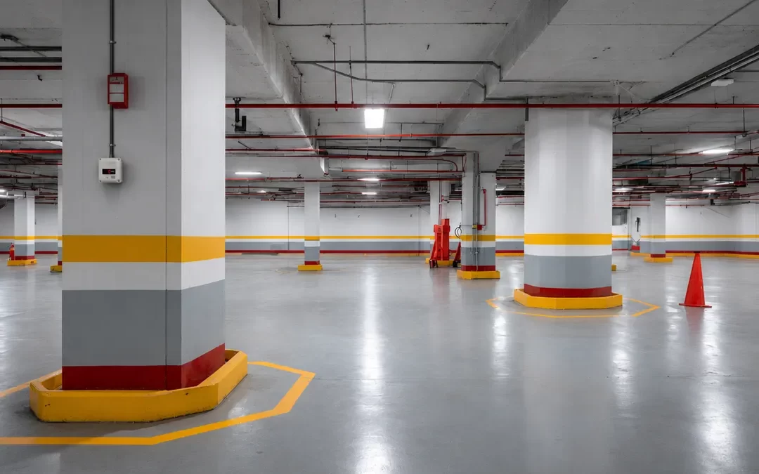 gas monitoring underground parking facility